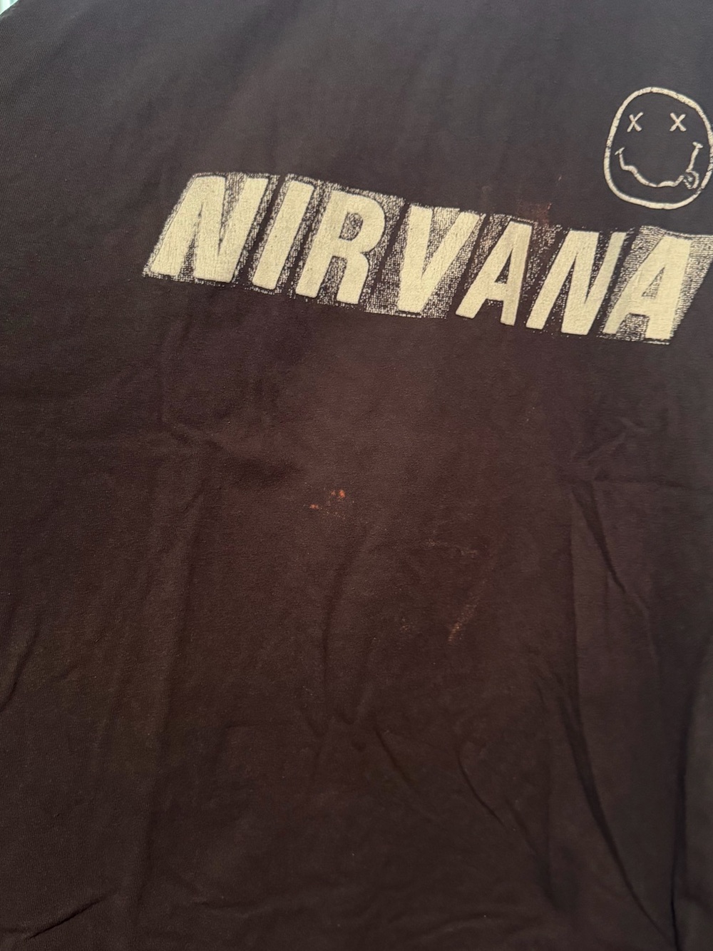 Nirvana Black Graphic Band T-Shirt 2x
